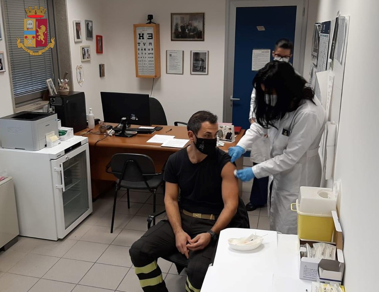 PORDENONE: AVVIATA IN QUESTURA “CAMPAGNA VACCINALE” PER VIGILI DEL FUOCO. 